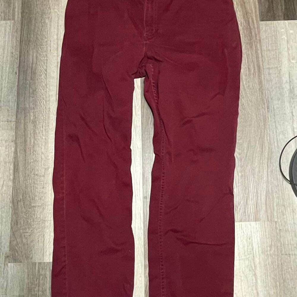 Women’s L.L Bean Red jeans Size 18M/T 31 inch Inseam